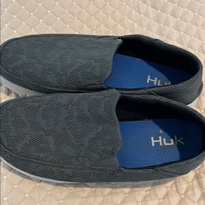Huk Black Slip-On Loafers Casual Comfort